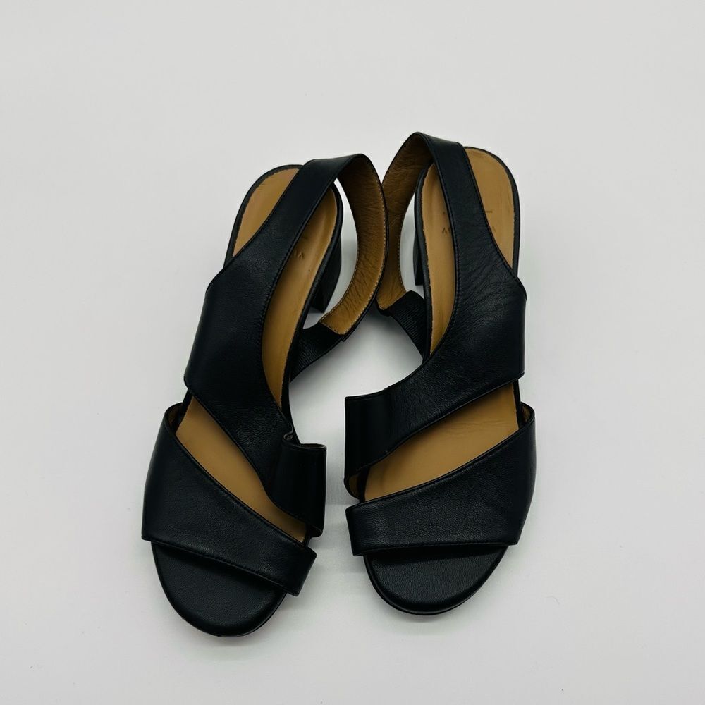 Aquatalia leather heeled sandal